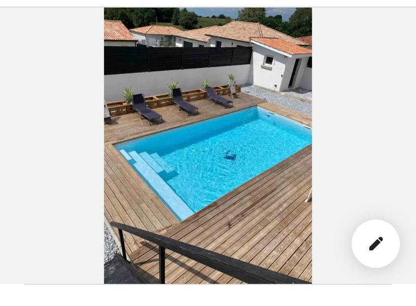 Maison Au Calme Avec Piscine Riviere-Saas-et-Gourby Dış mekan fotoğraf